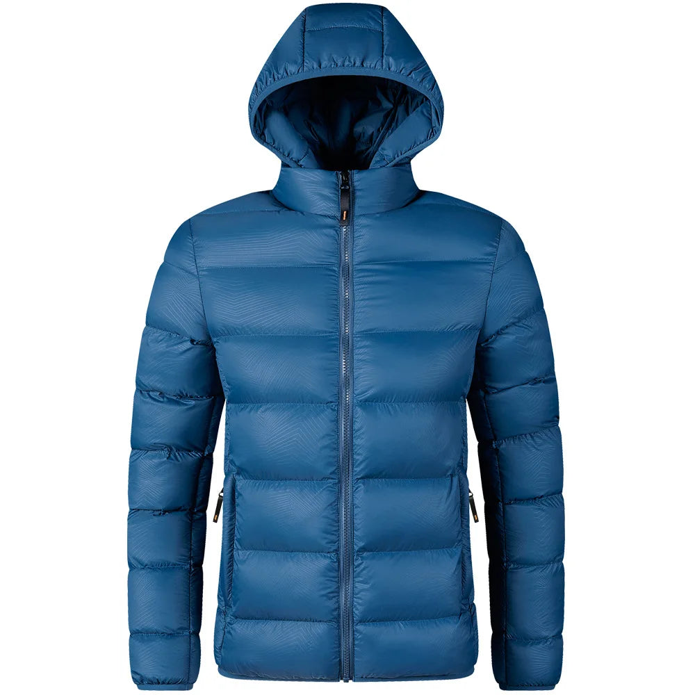 Men’s Lightweight Hooded Down Puffer Jacket