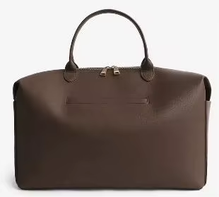 Women’s Large Vegan Leather Work Tote Bag with Zipper