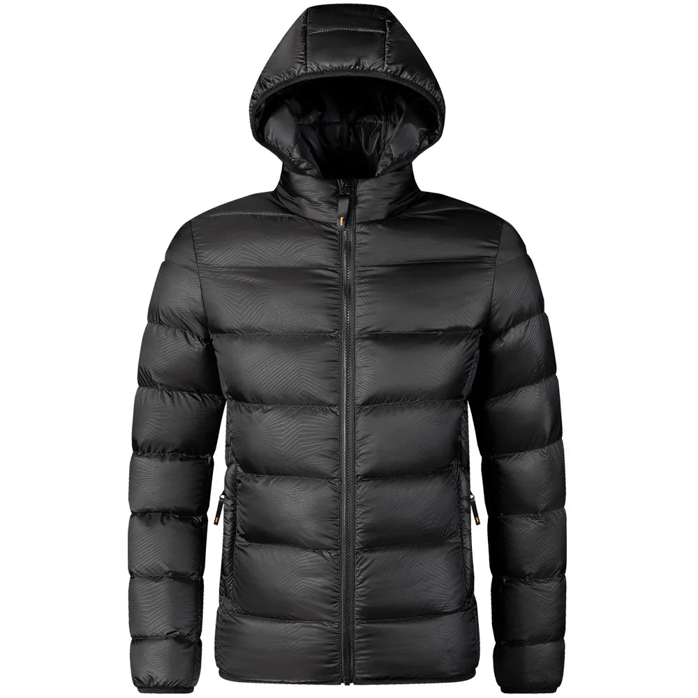 Men’s Lightweight Hooded Down Puffer Jacket