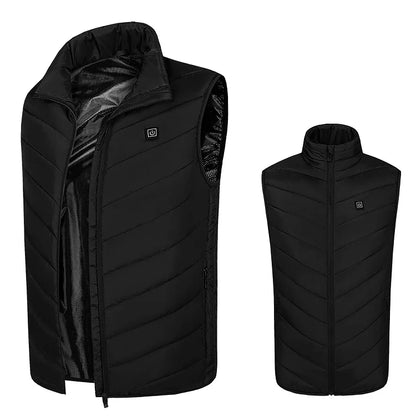 Men Zone Heated Puffer Vest, Wind Resistant