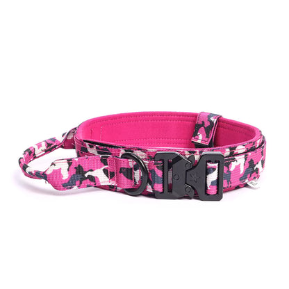 Durable Nylon Tactical Dog Collar for Secure Handling